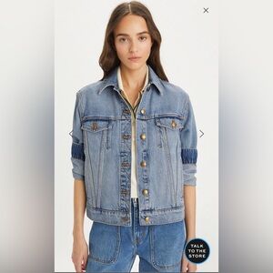 Tory Burch Denim Jacket with Pockets Color Vintage Wash NWT